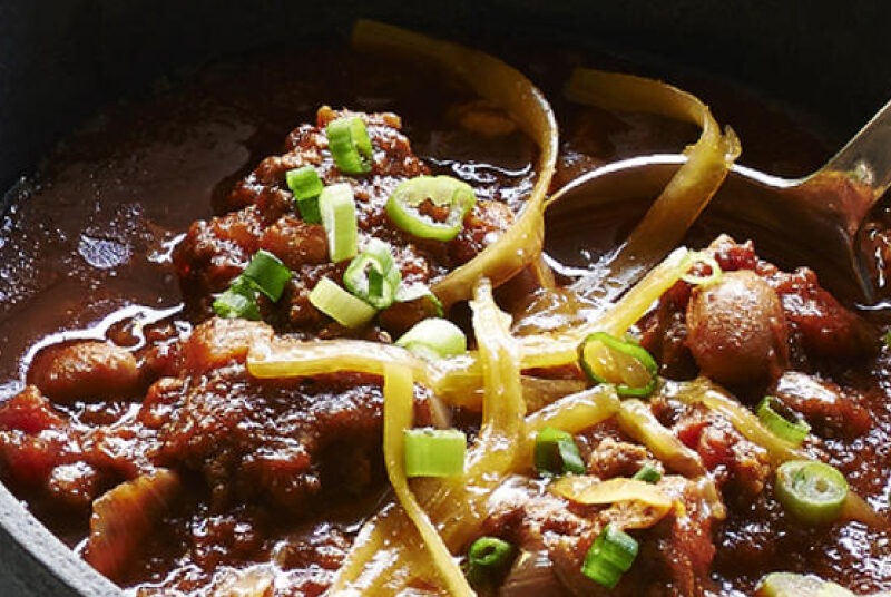 Cooking with Beer: Smoky Beef-and-Bacon Chili